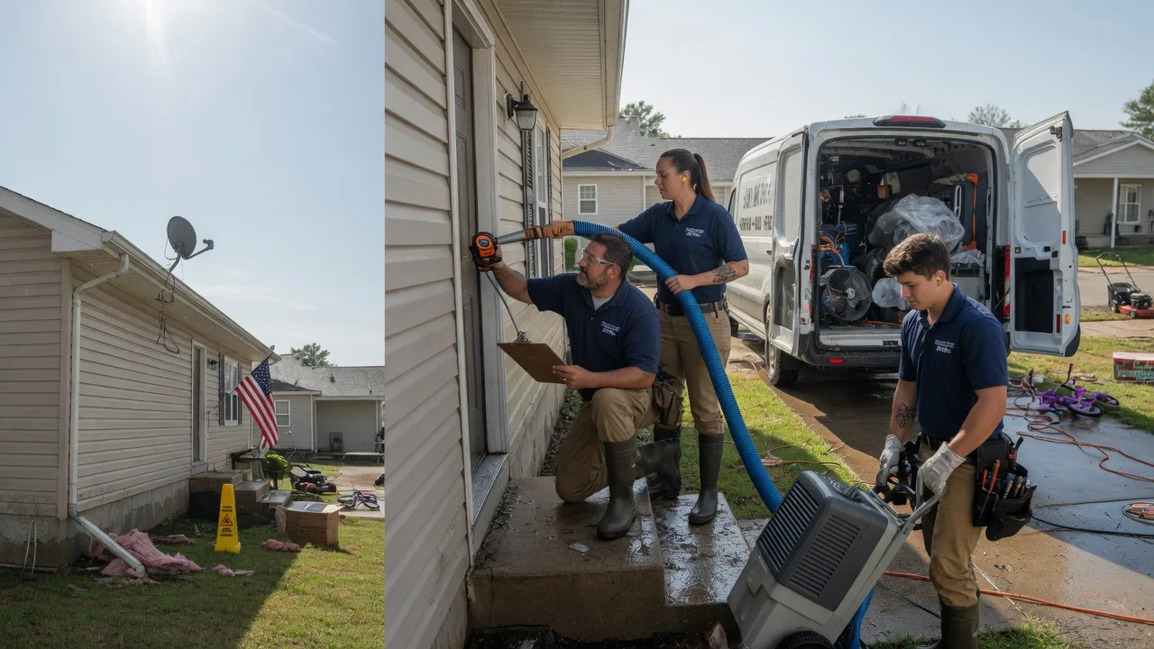 Ceiling Water Damage Restoration in Crump, TN near me