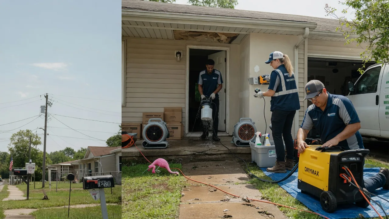 Storm Damage Water Removal in Crump, TN near me